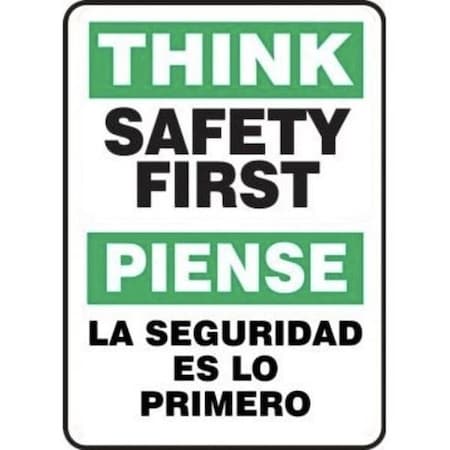 Accuform BILINGUAL SPANISH Safety Sign SBMGNF940XT SBMGNF940XT